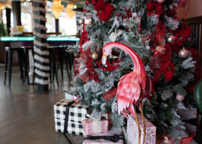 Flamingo Deck Christmas Tree